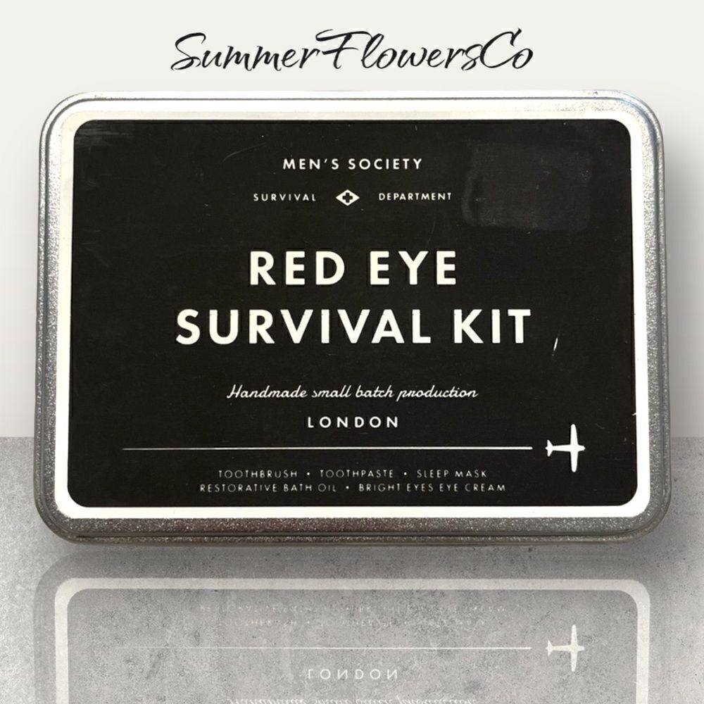 Men’s Society Red Eye Survival Travel Kit